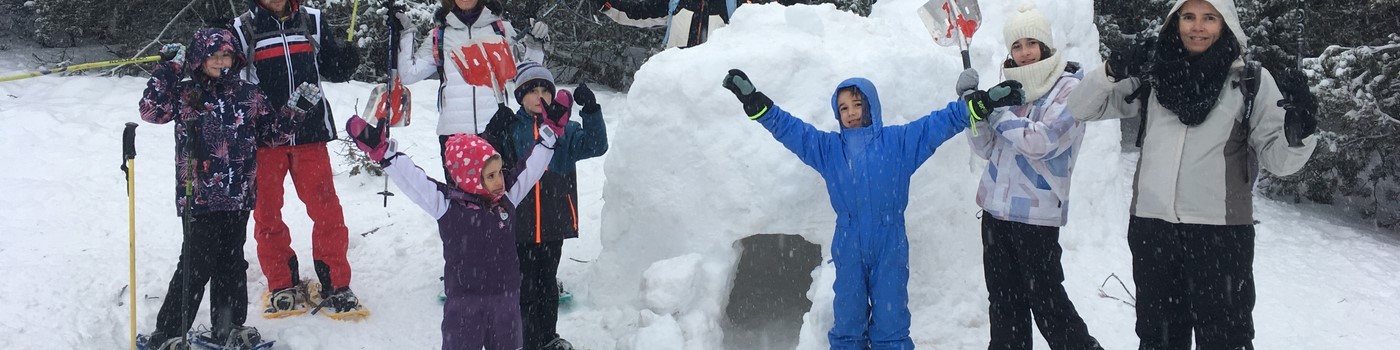 Décembre à Avril : Rando TRAPPEUR en famille : traces, igloo et chocolat chaud !