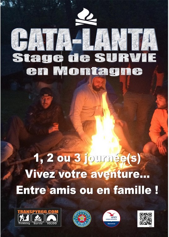 CATA-LANTA journée survie bushcraft Pyrénées Orientales