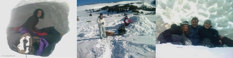 NUIT IGLOO PYRENEES font romeu