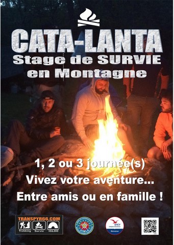 CATA-LANTA journée survie bushcraft Pyrénées Orientales
