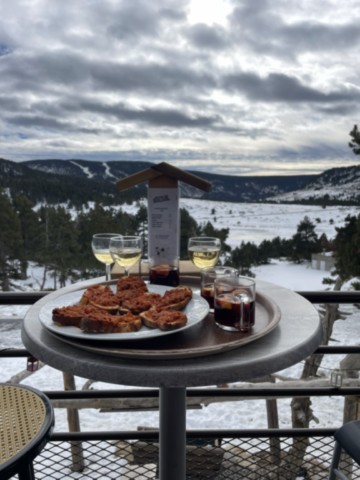 terrasse refuge Bouillouses terrasse refuge Bouillouses