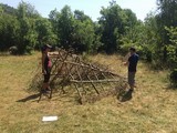 abri de survie bushcraft Pyrénées Orientales